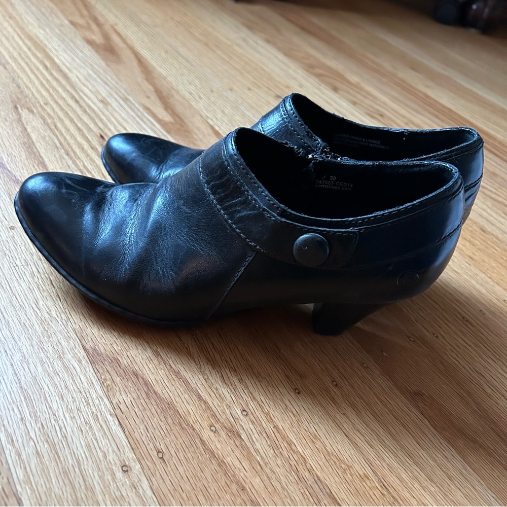 Born Black Ankle Booties